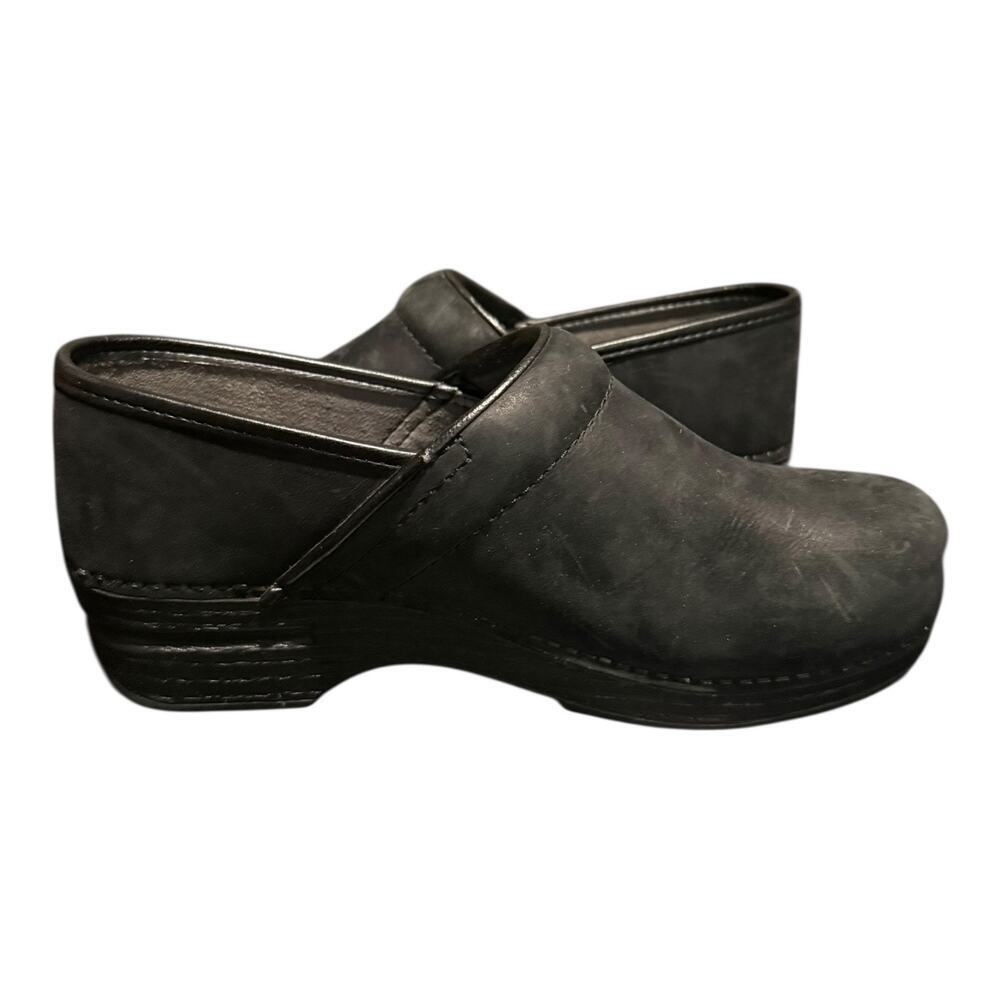 Dansko XP Women’s Professional Black Leather Clogs Career Shoes Size 39 US 8 - Picture 8 of 9
